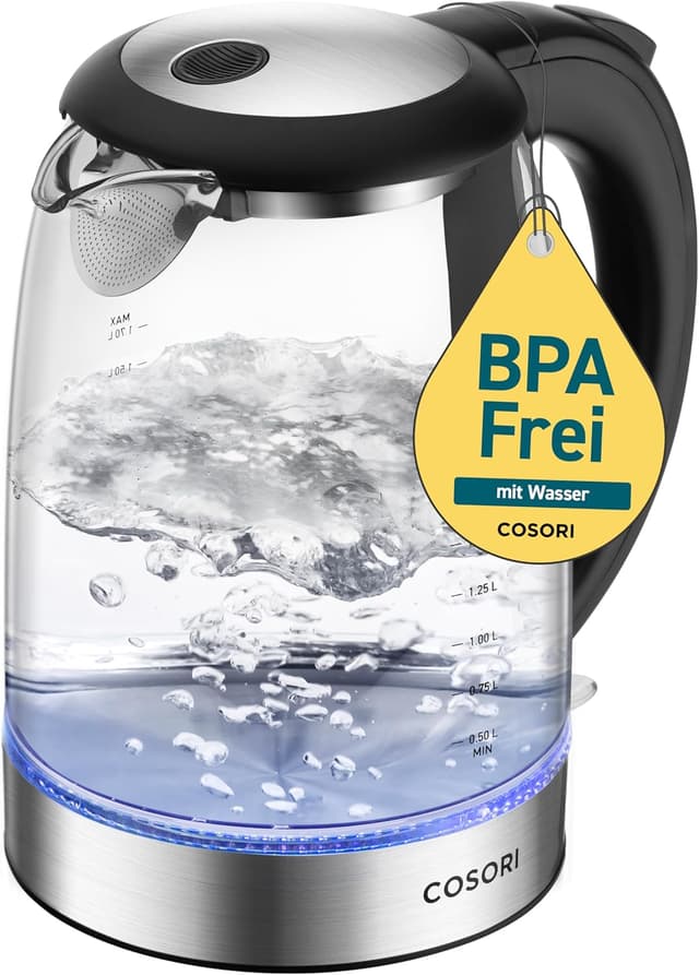 Detalle de COSORI Glas Wasserkocher 1,7 L 2200 W