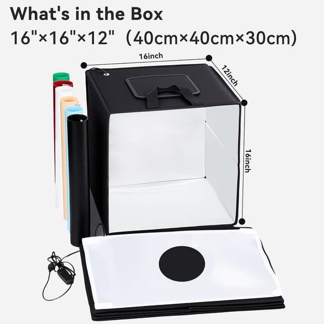 Thumbnail 6 de Photo Light Box 40x40cm with 120 LEDs