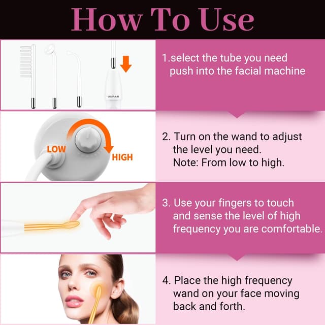 Thumbnail 4 de UUPAS Bacchetta Alta Frequenza Viso 4 in1