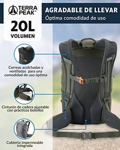 Detalle 2 de Terra Peak® Sac à dos 30 L respirant ⚙