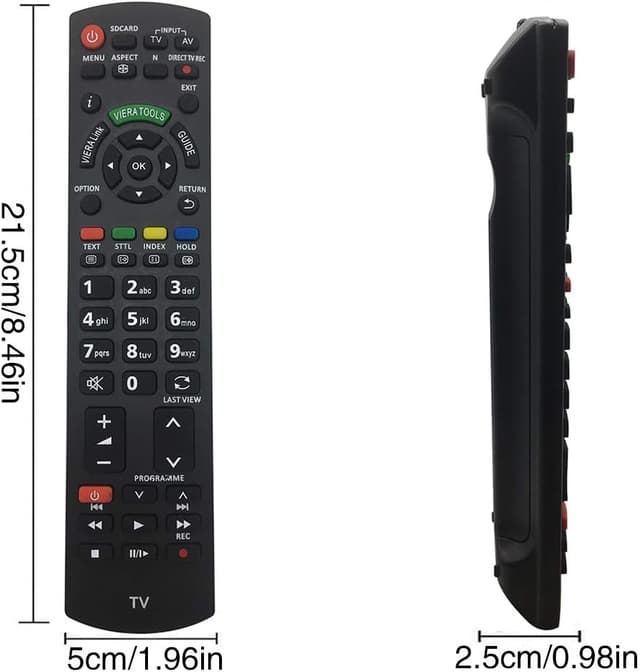 Detalle 1 de Replacement N2QAYB000487 Panasonic TV Remote Control (No setup needed) for Viera Smart TVs