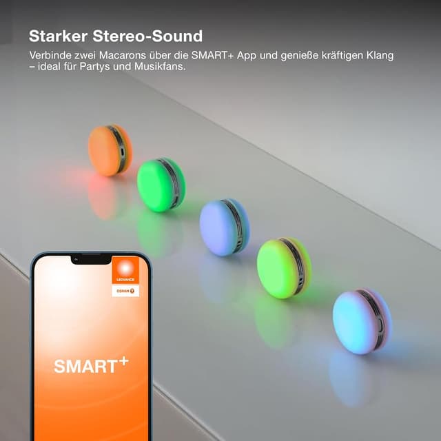 Detalle 1 de OSRAM Smart Macaron Bluetooth-Lautsprecher grün