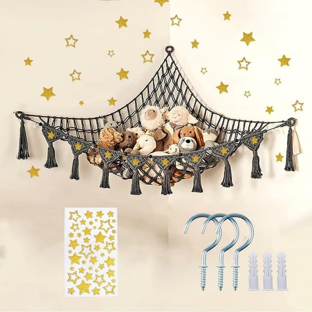 Imagen de DreamyRetreat Teddy Hammock Net 2-pack en OfertitasTOP