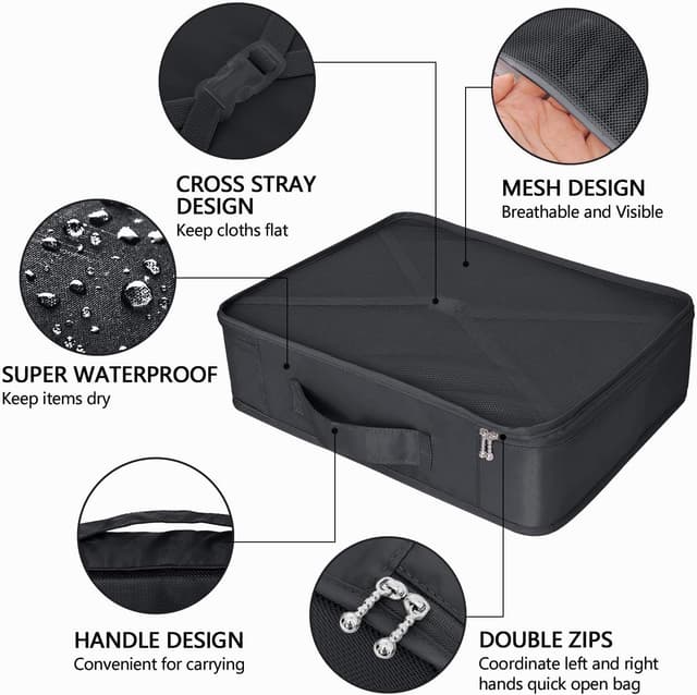 Detalle 2 de Koffer Organizer Reise Kleidertaschen 8 Sets