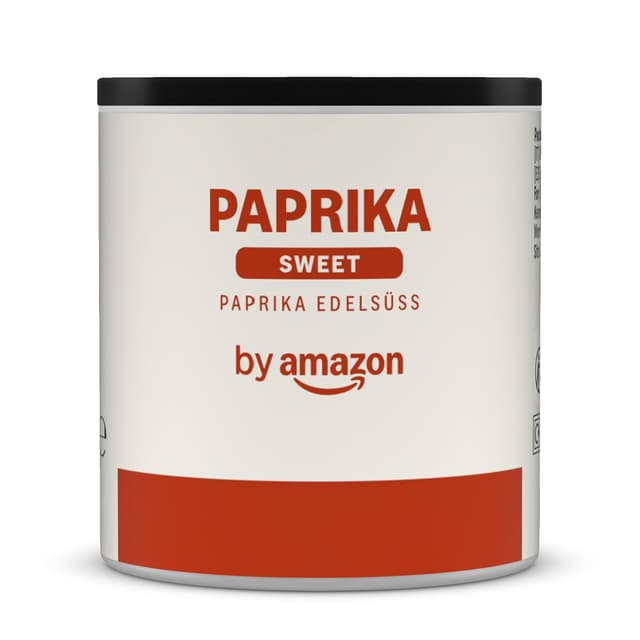 Detalle de Paprika Edelsüß von by Amazon, 50 g – zum Würzen und Verfeinern von Speisen