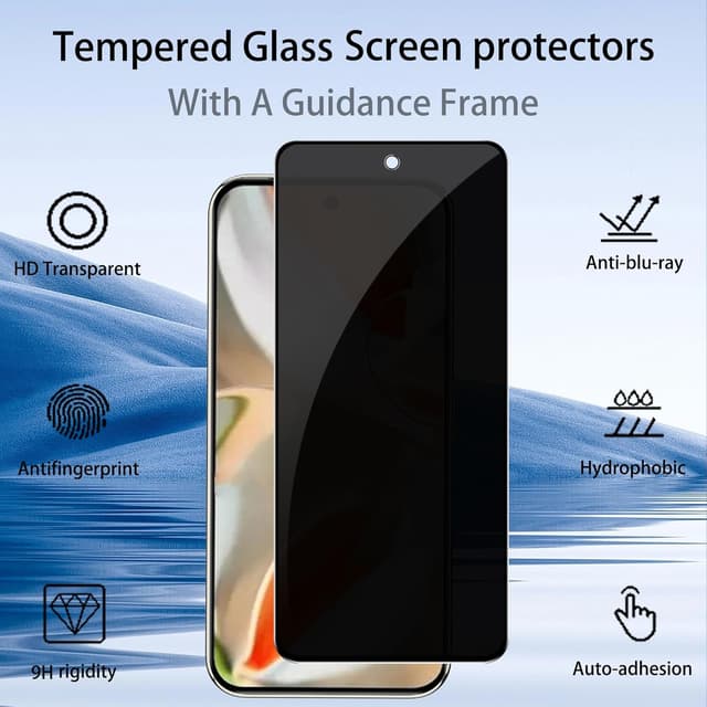 Detalle 2 de zZjoOoj Privacy Screen für Pixel 9 Pro XL