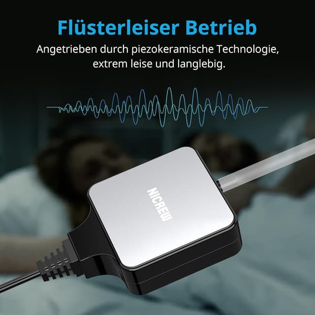 Thumbnail 1 de NICREW Nano Silent Max 36 L/h Luftpumpe 🐠