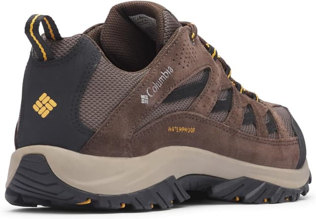 Detalle de Columbia Men’s Crestwood Waterproof hiking shoe with OMNI-TECH and multi-terrain grip