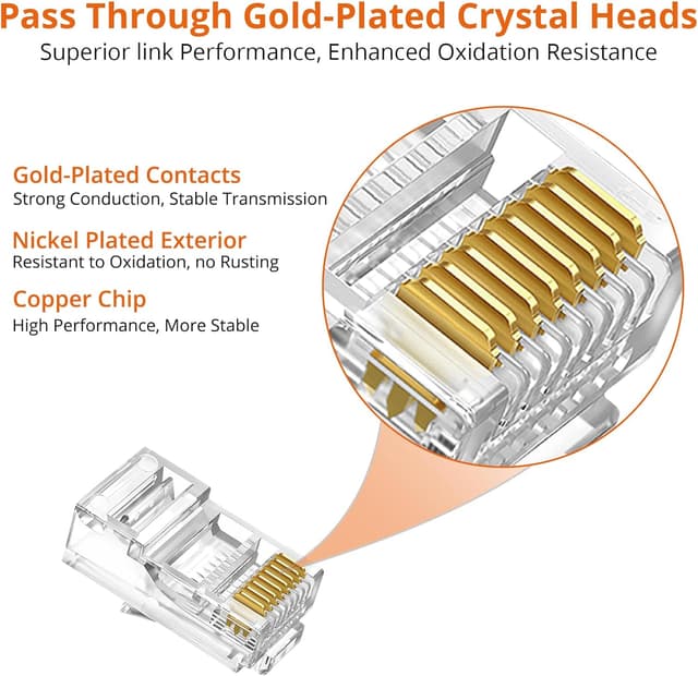 Thumbnail 2 de Proster Pinza Crimpatrice RJ45 Pass Through 🛠