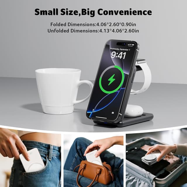 Thumbnail 4 de Acer 3-in-1 Charging Station 15W MagSafe for iPhone