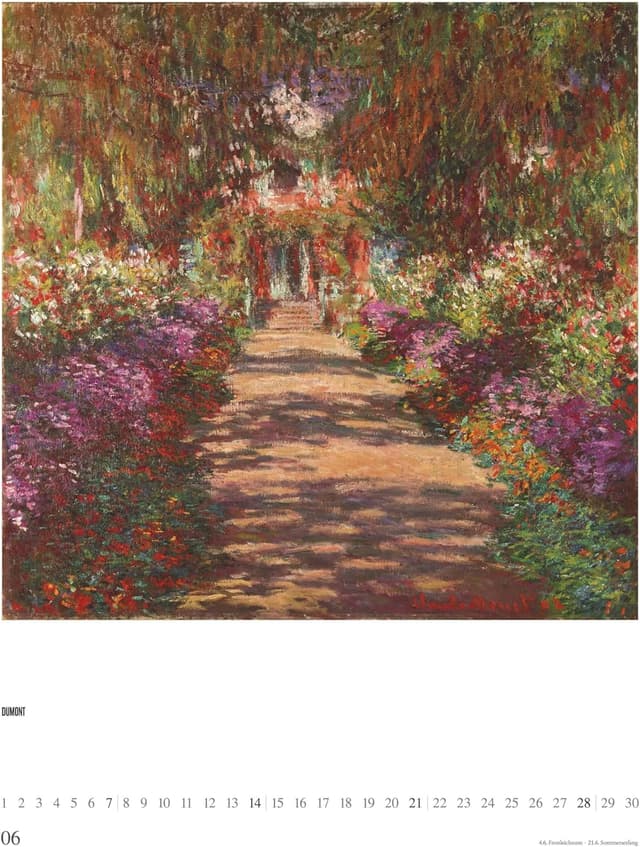 Thumbnail 6 de DUMONT Claude Monet 2026 Kunst-Poster-Kalender (50 x 70 cm) – Wandkalender mit 12 Impressionismus-Motiven