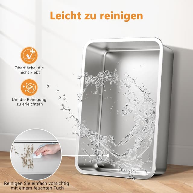 Thumbnail 6 de FURTIME Katzenklo Edelstahl XXL 30 L 🐾