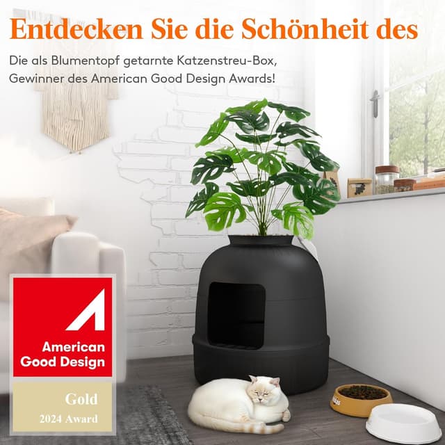 Thumbnail 3 de Lifewit Katzenklo Blumentopf 70 cm 🐱