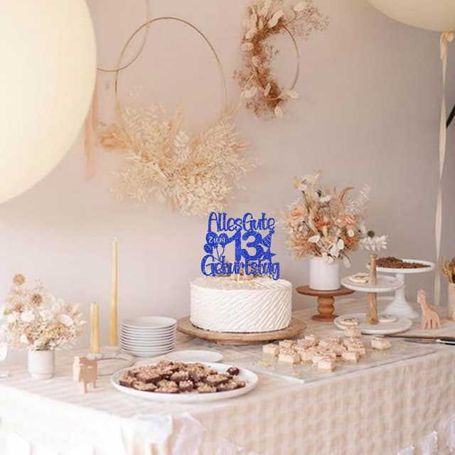 Thumbnail 5 de SYKYCTCY Tortendeko 13. Geburtstag mit 13