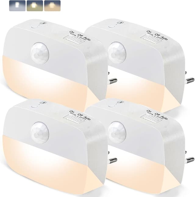 Detalle de Nachtlicht Steckdose 4 Stück dimmbar