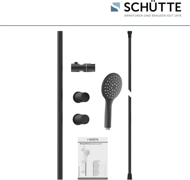 Thumbnail 7 de Schütte RAVEN Barra de Ducha con Alcachofa Ajustable y Manguera