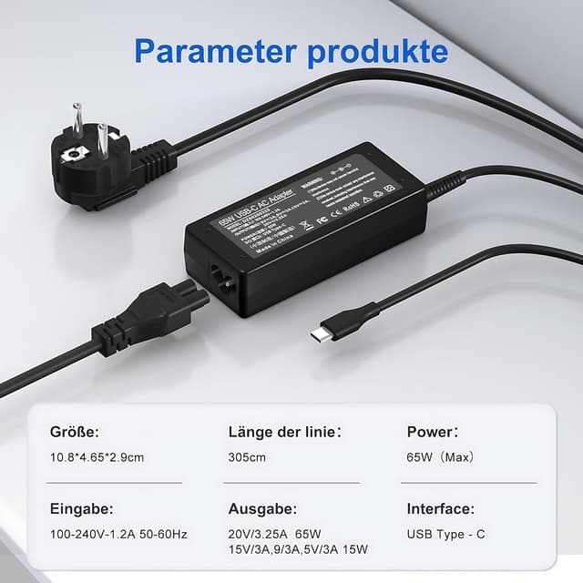 Thumbnail 3 de Lenovo USB‑C Netzteil 65W für ThinkPad