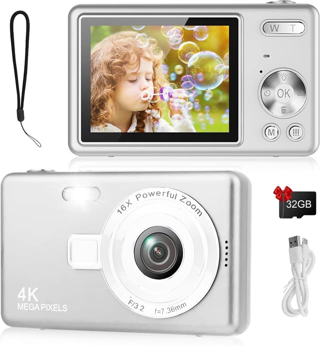 Detalle de Digital Camera 1080P FHD 44MP 16X Zoom