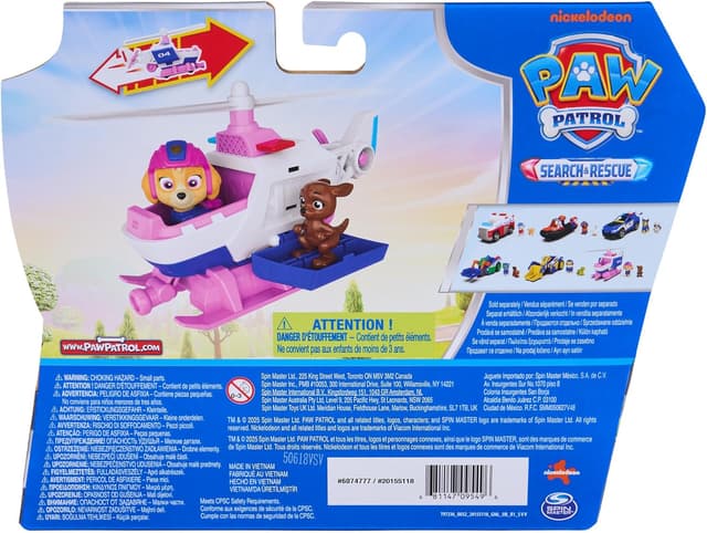 Thumbnail 6 de Paw Patrol Pat Patrouille – Véhicule figurine Stella “Search & Rescue Mission” (Skye)