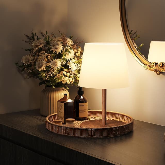 Detalle de EZVALO Outdoor Cordless Table Lamp 4500mAh