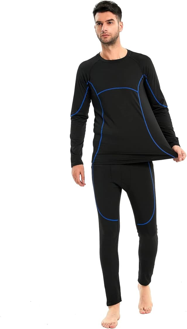 Thumbnail 1 de AMZSPORT Intimo Termico Uomo Set Maglia e Leggings