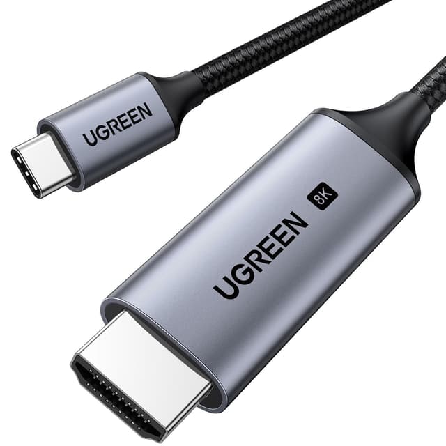 Detalle de UGREEN USB C to HDMI 2.1 Cable 8K@60Hz