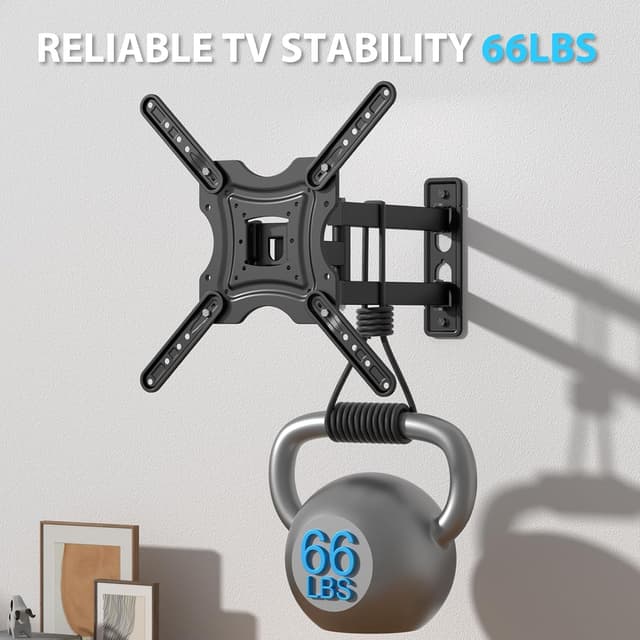 Detalle 2 de Gkyet Full Motion TV Wall Mount 17" Extension
