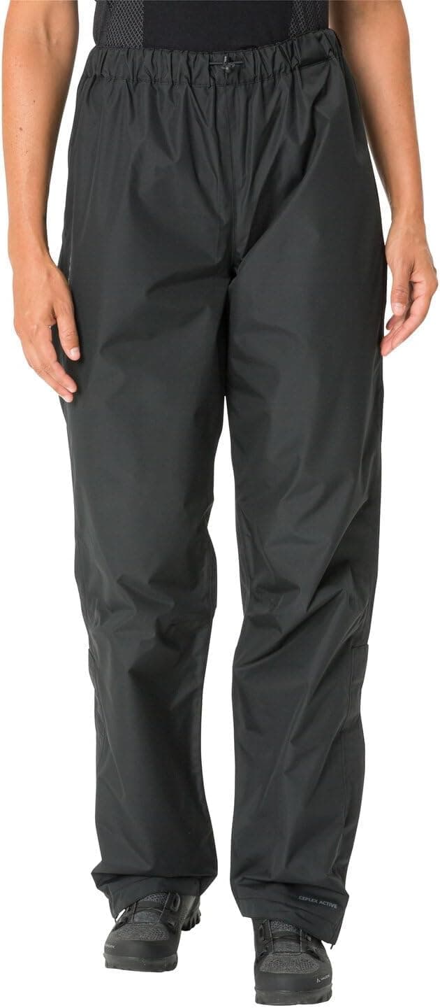 Detalle de VAUDE Damen Fluid Pants Regenhose – wasserdicht, winddicht & PFC-frei