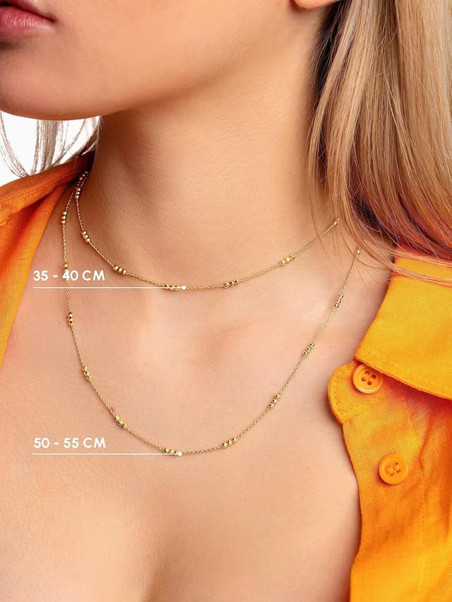 Thumbnail 3 de SINGULARU Collana Triple Dots in argento 925 placcato oro 18kt 💍