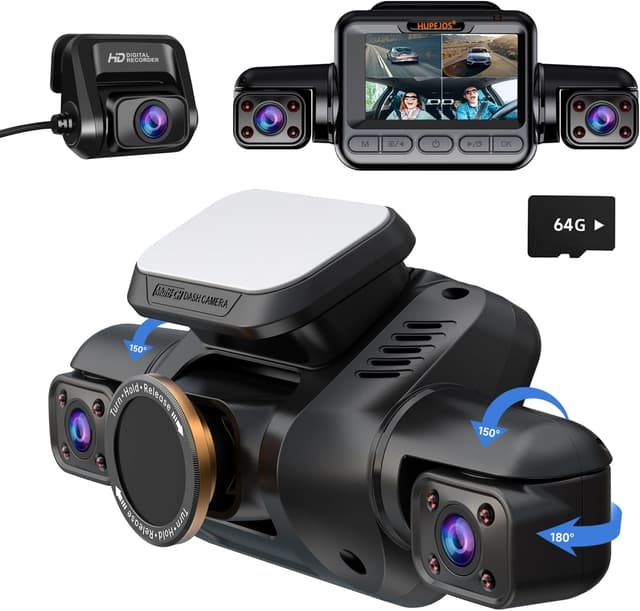 Detalle de V8PLUS Dash Cam 4K 4-Channel Car Camera