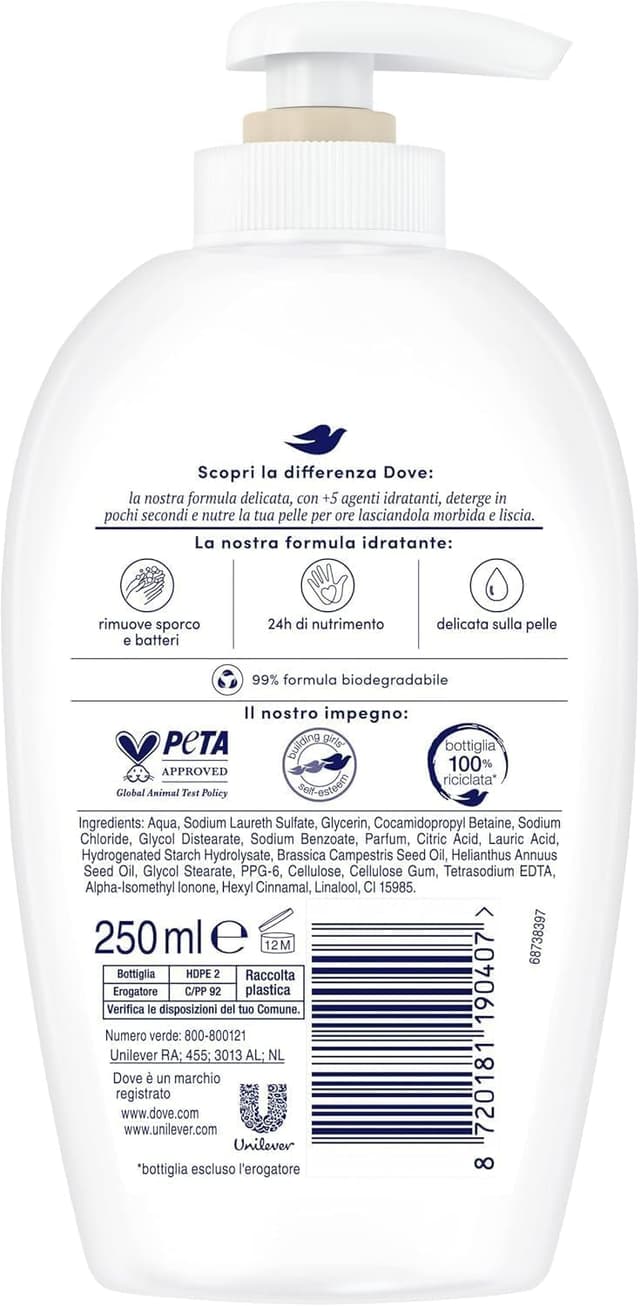 Thumbnail 1 de Dove Sapone Mani Seta Preziosa 250 ml