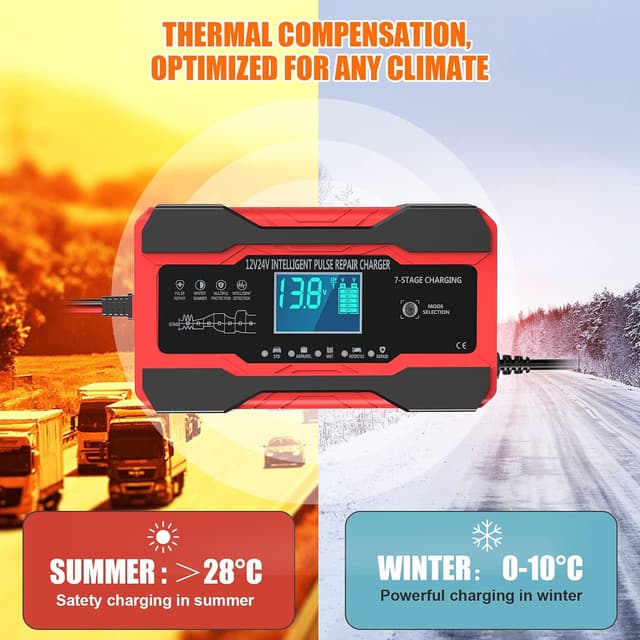 Thumbnail 5 de YONHAN Battery Charger 10A 12V/24V