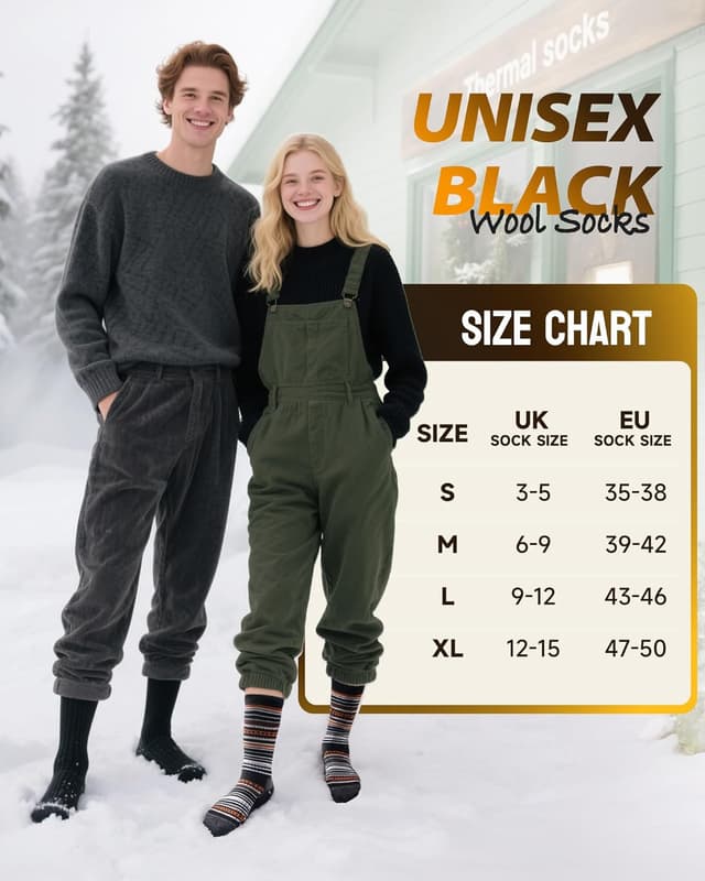 Thumbnail 1 de RUIXUE Merino Wool Hiking Socks 3-Pack