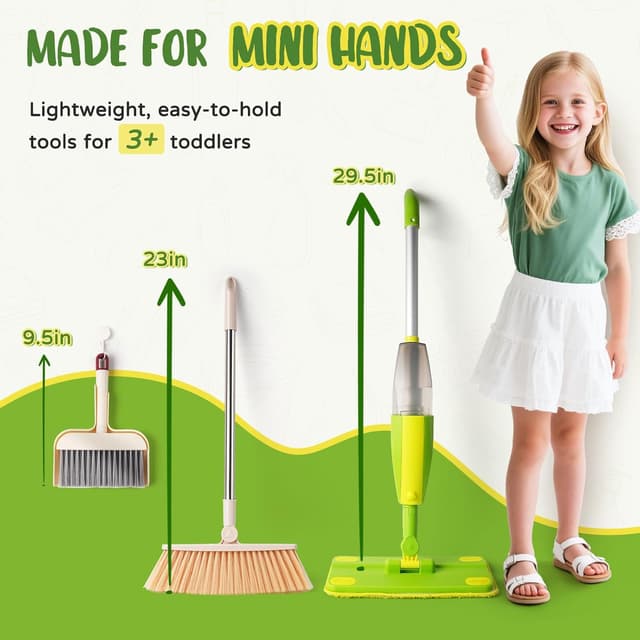 Detalle de Kids Cleaning Toy Set 3+ with Spray Mop