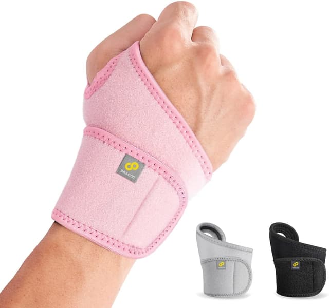 Detalle de Bracoo Tutore Polso Ortopedico WS10: polsiera regolabile per tunnel carpale e tendinite