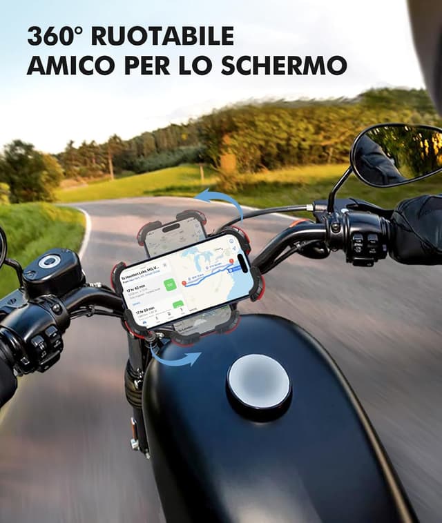 Thumbnail 3 de Babacom Porta Cellulare Moto 360°