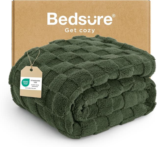 Detalle de Bedsure Fleece Throw 127x152 cm
