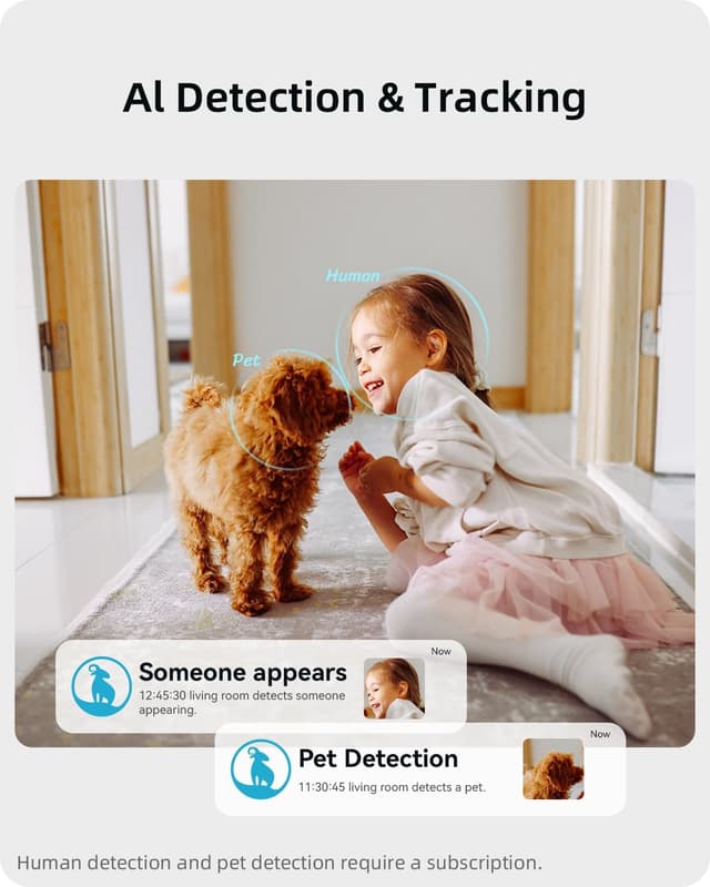 Thumbnail 6 de blurams Baby Monitor Dog Camera 2K with 360° Tracking