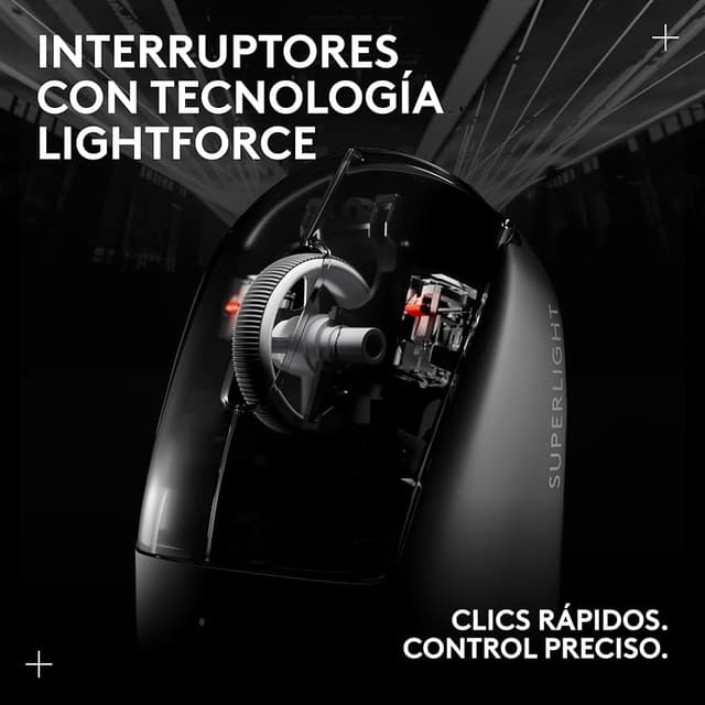 Detalle 1 de Logitech G PRO X SUPERLIGHT 2 ratón inalámbrico 60 g