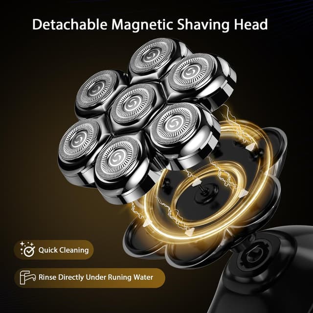 Detalle 2 de Electric Head Shavers 5 in 1 for Men