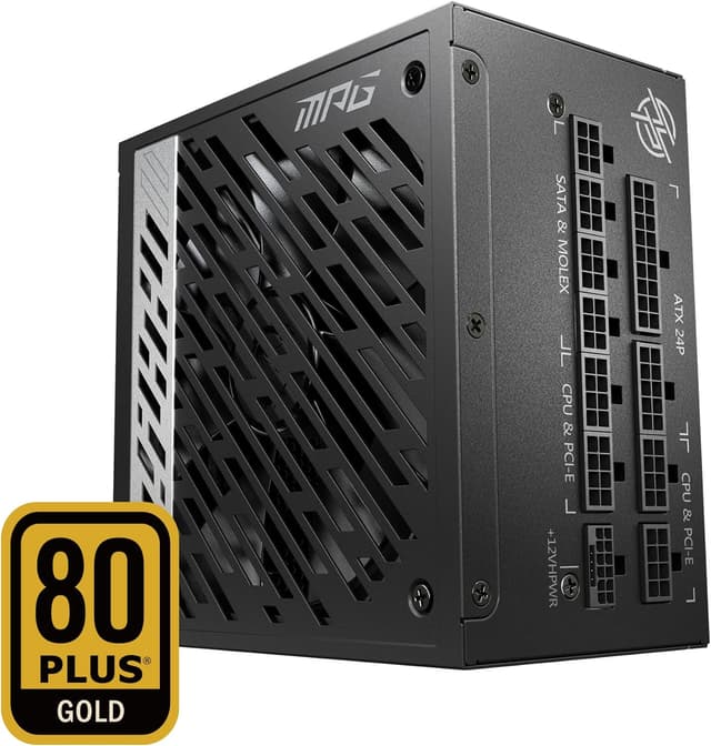 Detalle de MSI MPG A1000G PCIE5: vollmodulares 1000-W-PC-Netzteil mit ATX 3.0 & PCIe 5.0