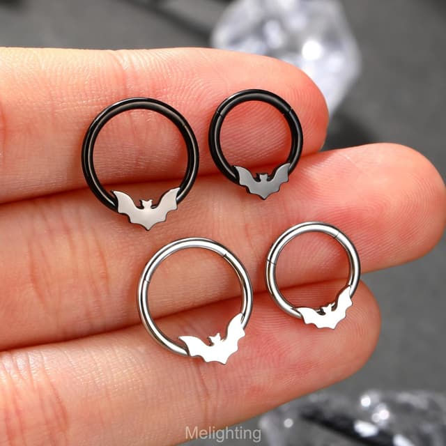 Thumbnail 2 de Melighting Orecchini cartilagine pipistrello 16G
