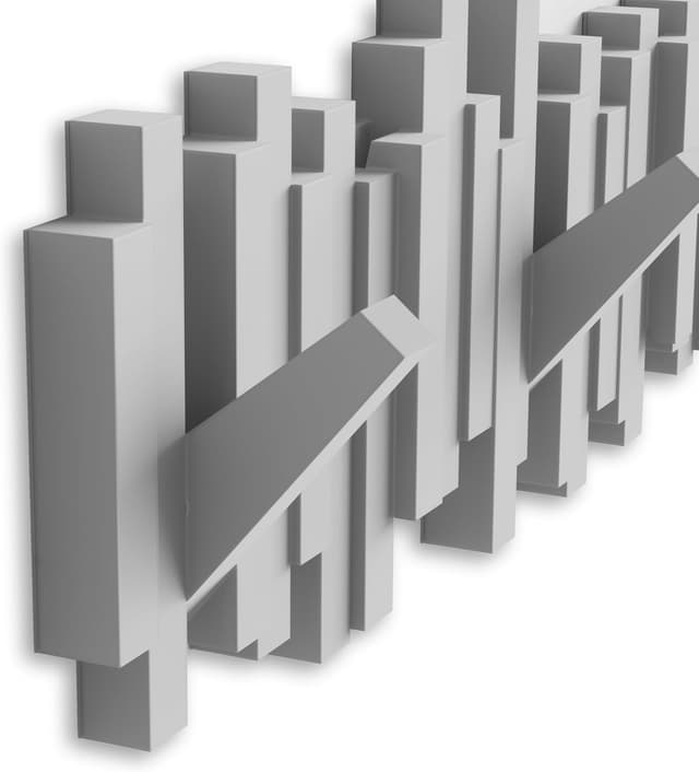 Thumbnail 6 de Umbra Sticks Perchero de Pared Gris con 5 Ganchos Extraíbles 🚪