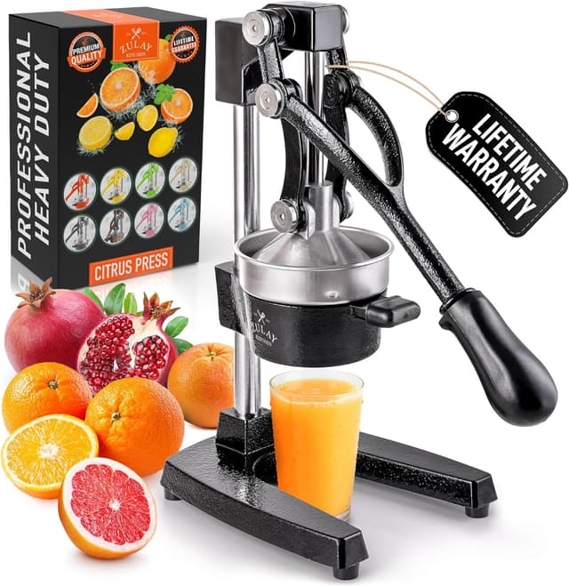 Detalle de Zulay Kitchen Manual Citrus Juicer 5" 🍋
