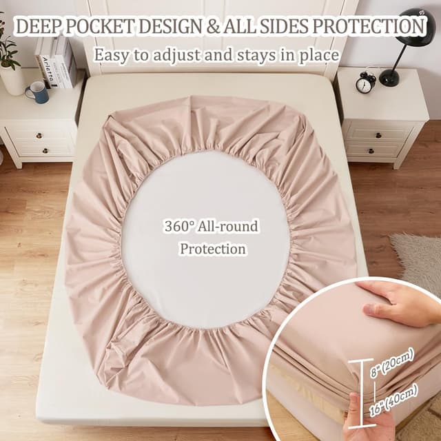 Thumbnail 5 de DUJUIKE Coprimaterasso impermeabile 180x200 cm