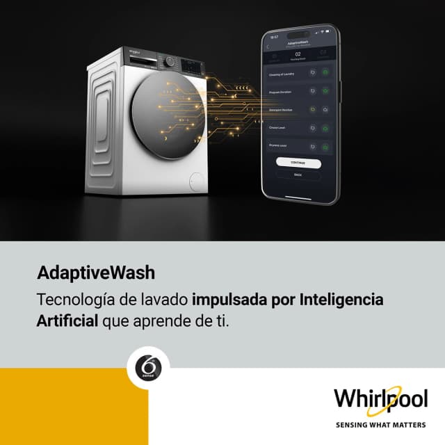 Thumbnail 4 de Whirlpool Lavadora 12 kg Vapor WPM 27W ADS SPT Reacondicionada