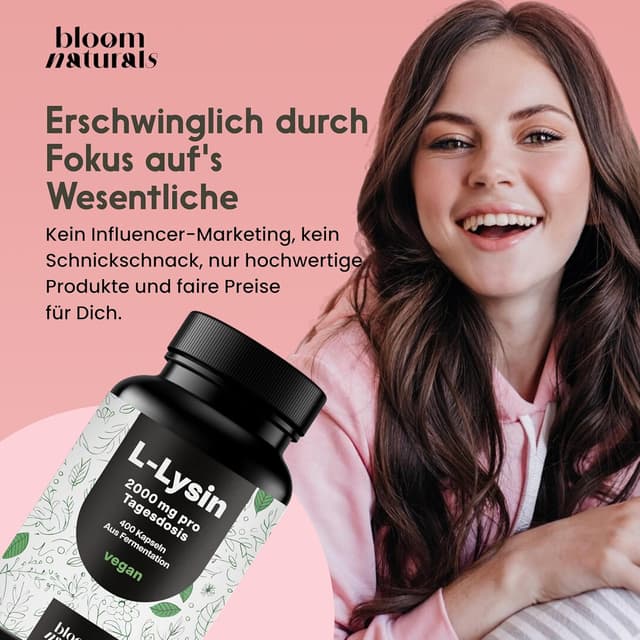 Thumbnail 5 de L-Lysin hochdosiert 400 Kapseln 2000 mg