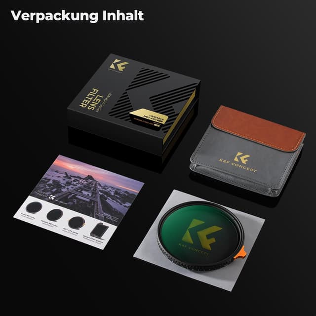 Thumbnail 6 de K&F CONCEPT Nano-X 77mm ND2-400 variabler ND Filter