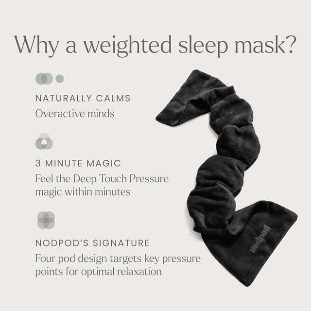 Detalle de nodpod Gentle Pressure Sleep Mask for restful sleep