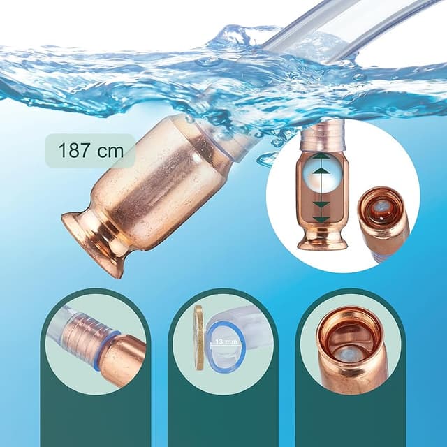 Thumbnail 1 de Relaxdays Manguera aspiración manual 187 cm